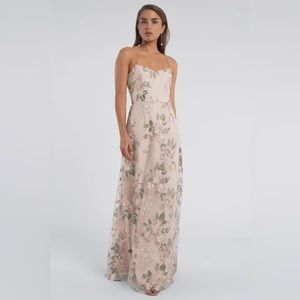 NWT Jenny Yoo Floral Bridesmaid Gown